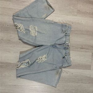 Refuge Denim 90's Straight Light Blue Jeans